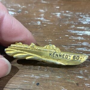 VTG Rare Kennedy 60 Ship Tie Clip